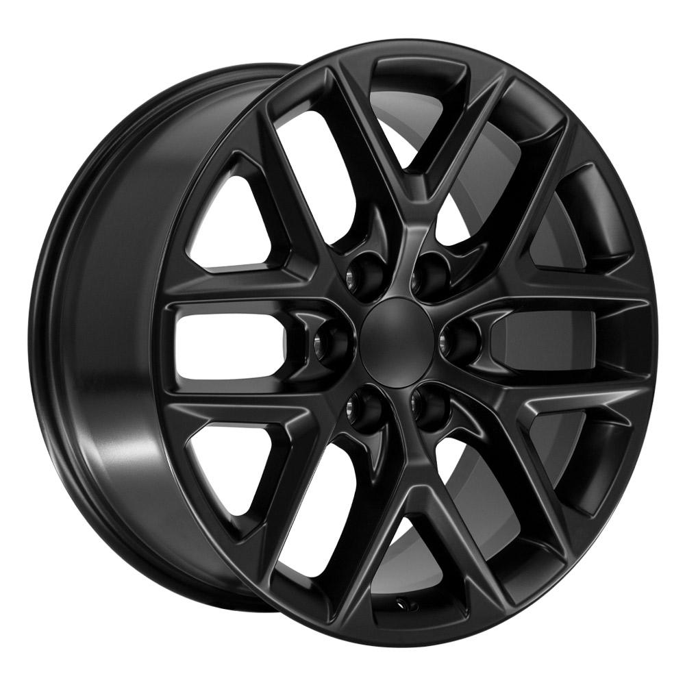 OE Wheels CV62 20x9 6x139.7 28et Satin Black Wheel - View 3