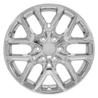 OE Wheels CV62 20x9 6x139.7 28et Chrome Wheel - View 2