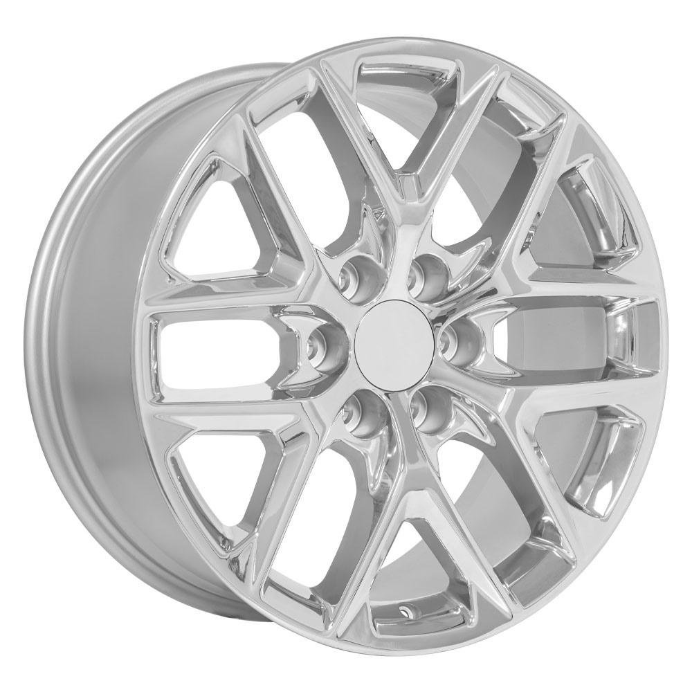 OE Wheels CV62 20x9 6x139.7 28et Chrome Wheel - View 3