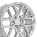 OE Wheels CV62 20x9 6x139.7 28et Chrome Wheel
