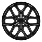 OE Wheels CV62 22x9 6x139.7 28et Satin Black Wheel - View 2