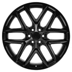 OE Wheels CV62 24x10 6x139.7 28et Satin Black Wheel - View 2