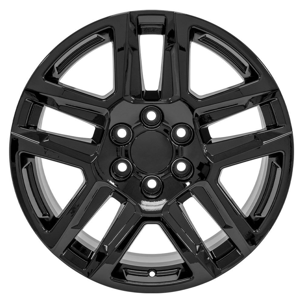 OE Wheels CV63 20x9 6x139.7 28et Gloss Black Wheel - View 2