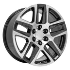 OE Wheels CV63 20x9 6x139.7 28et Gloss Gunmetal Machined Wheel - View 3