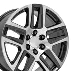 OE Wheels CV63 20x9 6x139.7 28et Gloss Gunmetal Machined Wheel