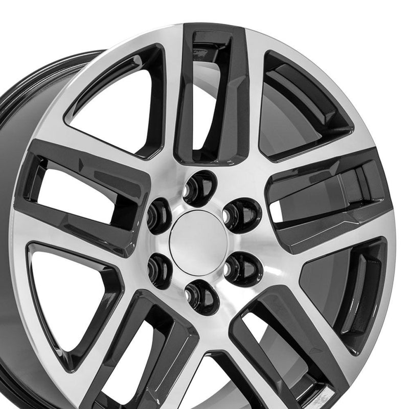 OE Wheels CV63 20x9 6x139.7 28et Gloss Gunmetal Machined Wheel