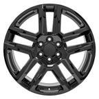 OE Wheels CV63 22x9 6x139.7 28et Gloss Black Wheel - View 2