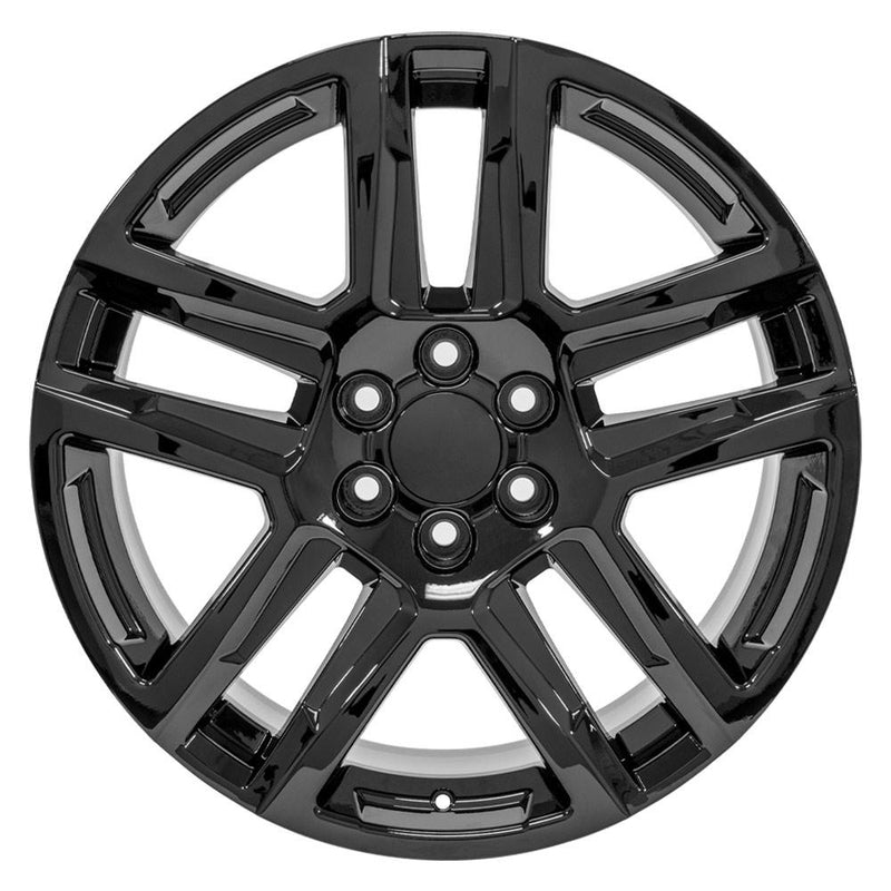OE Wheels CV63 22x9 6x139.7 28et Gloss Black Wheel - View 2