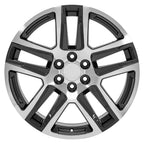 OE Wheels CV63 22x9 6x139.7 28et Gloss Gunmetal Machined Wheel - View 2