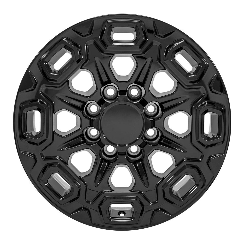 OE Wheels CV64B 20x8.5 8x180 47et Gloss Black Wheel - View 2