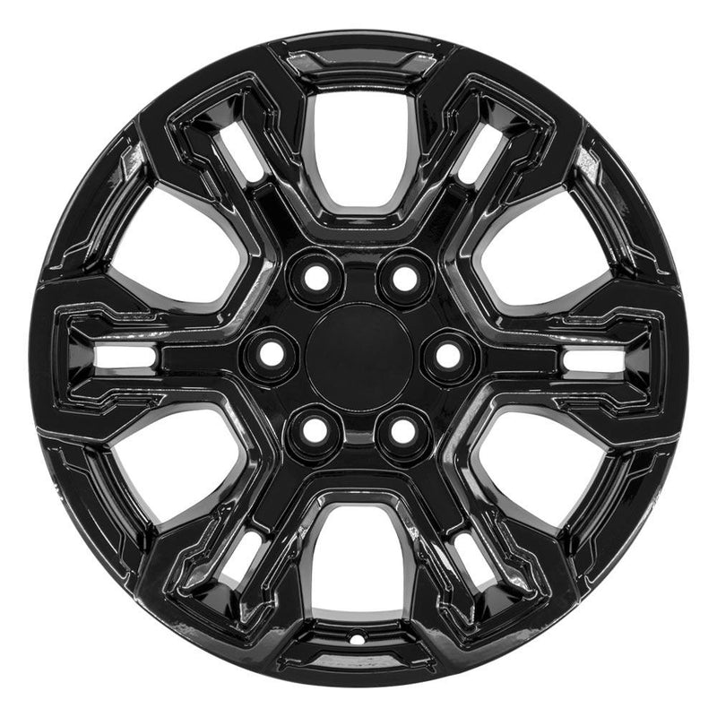 OE Wheels CV65 18x8.5 6x139.7 26et Gloss Black Wheel - View 2