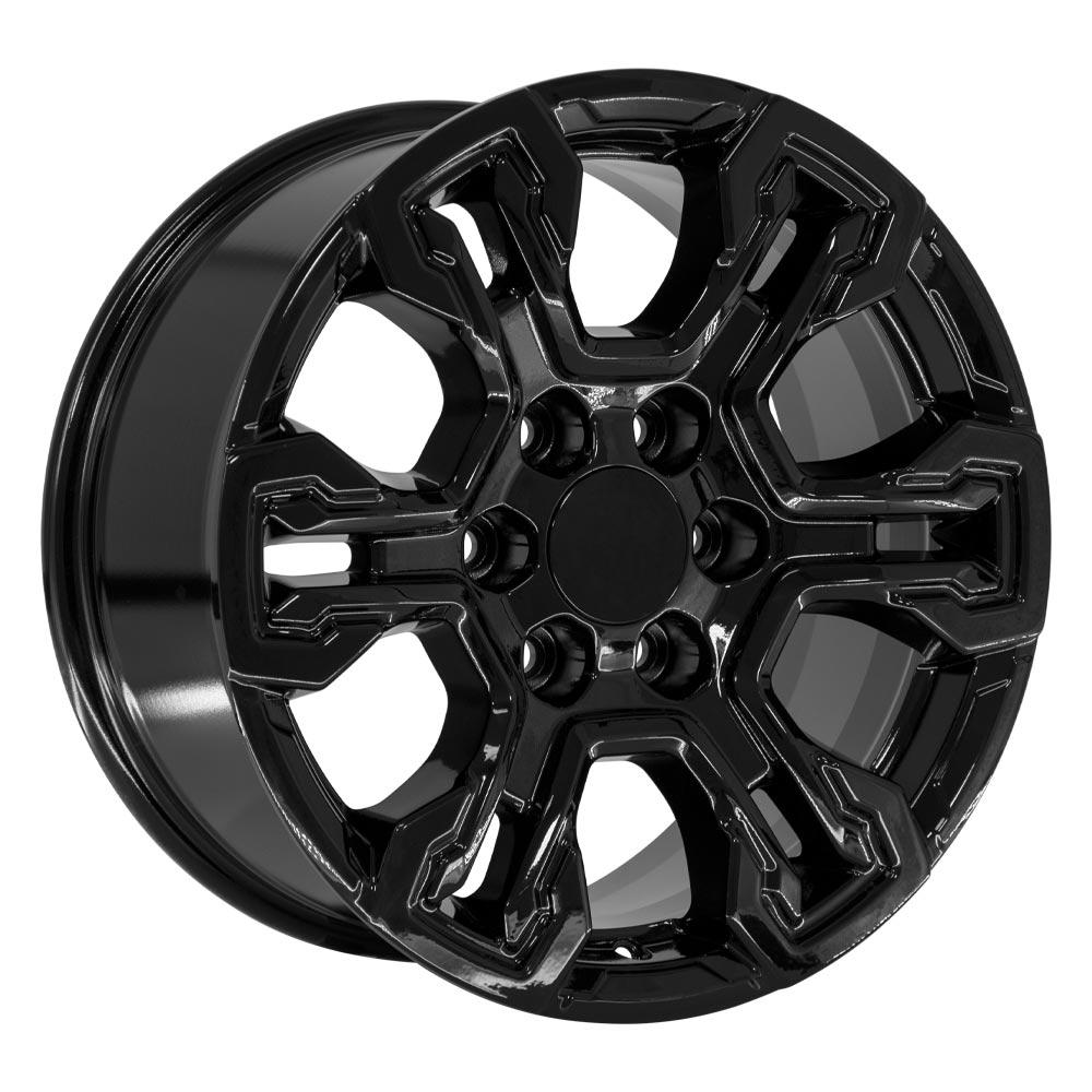 OE Wheels CV65 18x8.5 6x139.7 26et Gloss Black Wheel - View 3