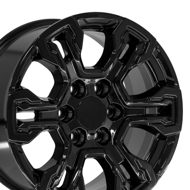 OE Wheels CV65 18x8.5 6x139.7 26et Gloss Black Wheel