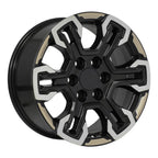 OE Wheels CV65 18x8.5 6x139.7 26et Satin Black Machined Face - Two Tone Wheel - View 3