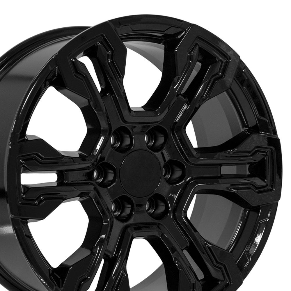OE Wheels CV65 20x9 6x139.7 26et Gloss Black Wheel