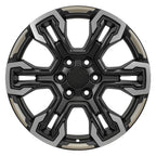 OE Wheels CV65 20x9 6x139.7 26et Satin Black Machined Face - Two Tone Wheel - View 2