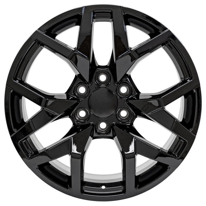 OE Wheels CV66 20x9 6x139.7 28et Gloss Black Wheel - View 2