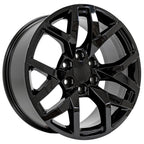 OE Wheels CV66 20x9 6x139.7 28et Gloss Black Wheel - View 3