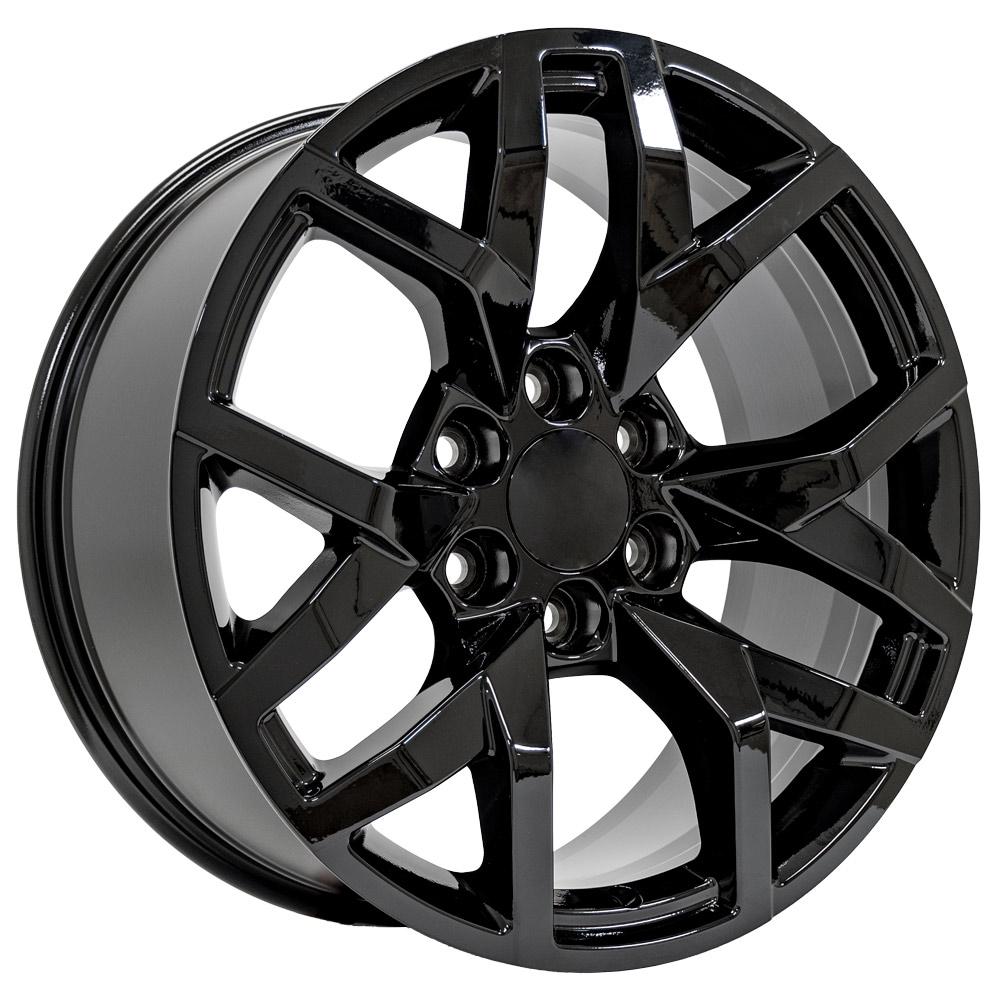 OE Wheels CV66 20x9 6x139.7 28et Gloss Black Wheel - View 3