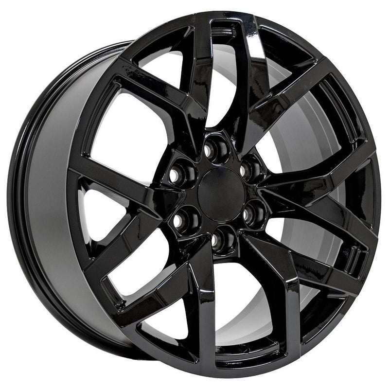 OE Wheels CV66 20x9 6x139.7 28et Gloss Black Wheel - View 3