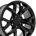 OE Wheels CV66 20x9 6x139.7 28et Gloss Black Wheel
