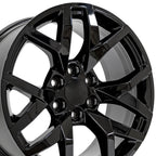OE Wheels CV66 20x9 6x139.7 28et Gloss Black Wheel