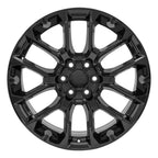 OE Wheels CV67 22x9 6x139.7 28et Gloss Black Wheel - View 2