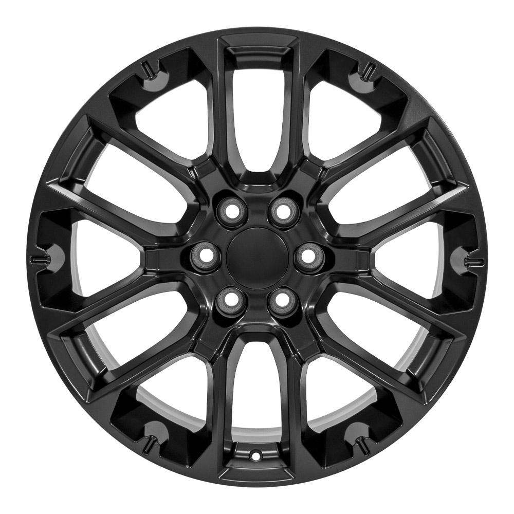 OE Wheels CV67 22x9 6x139.7 28et Satin Black Wheel - View 2