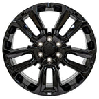 OE Wheels CV68 22x9 6x139.7 28et Gloss Black Wheel - View 2