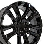 OE Wheels CV68 22x9 6x139.7 28et Gloss Black Wheel