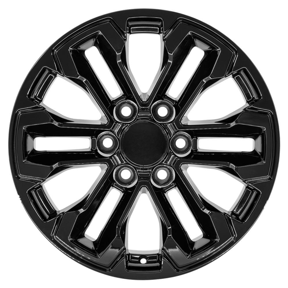 OE Wheels CV69 18x8.5 6x139.7 26et Gloss Black Wheel - View 2