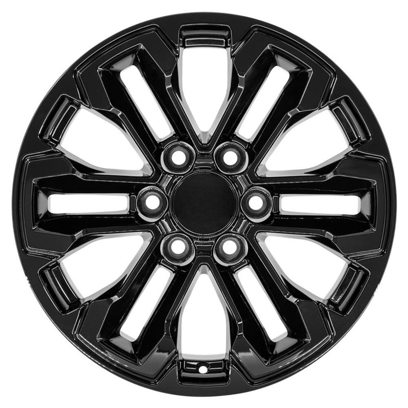OE Wheels CV69 18x8.5 6x139.7 26et Gloss Black Wheel - View 2