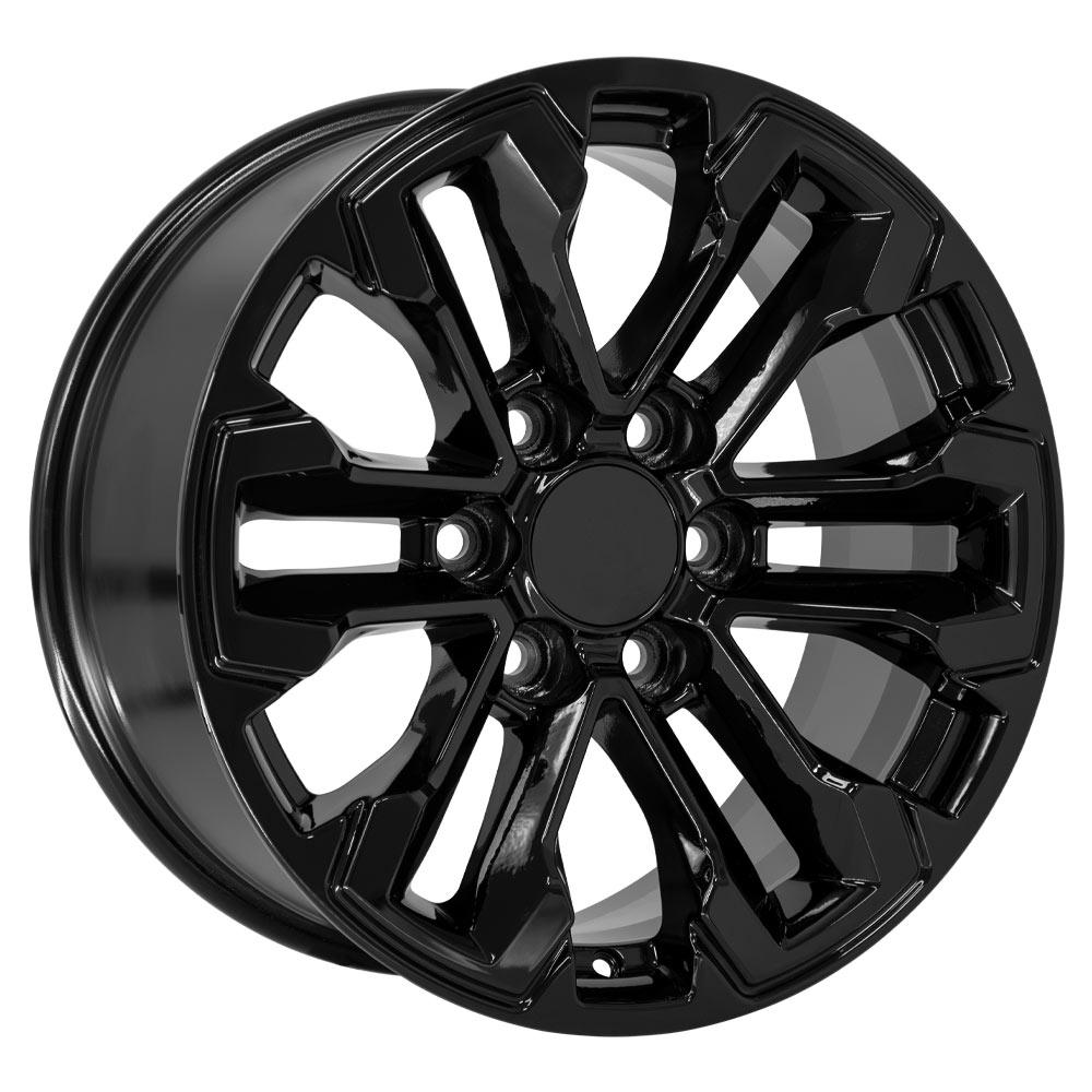 OE Wheels CV69 18x8.5 6x139.7 26et Gloss Black Wheel - View 3