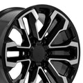 OE Wheels CV69 18x8.5 6x139.7 26et Gloss Black Machined Wheel
