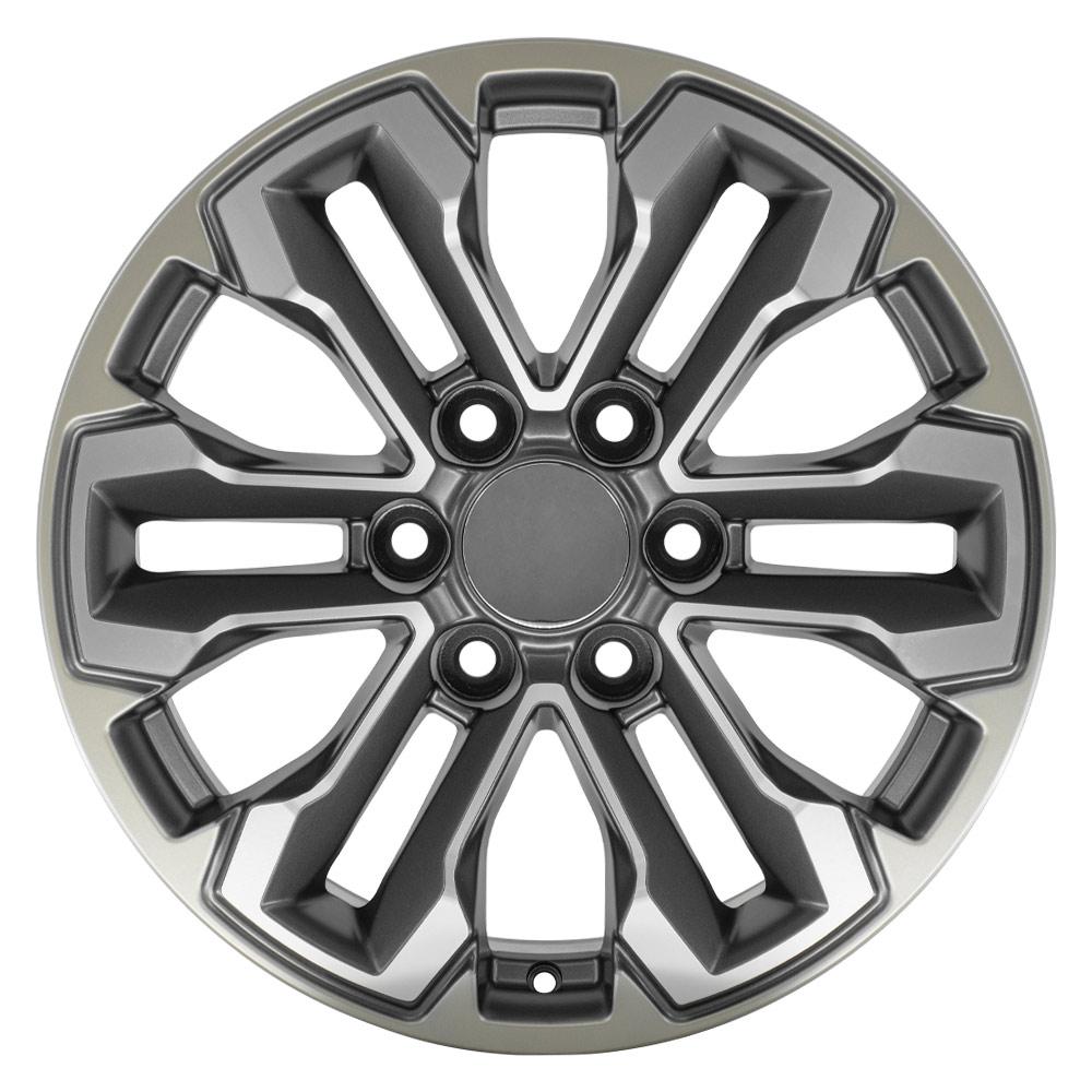 OE Wheels CV69 18x8.5 6x139.7 26et Satin Gunmetal Machined Face - Two Tone Wheel - View 2