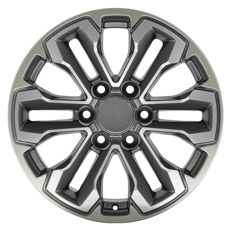 OE Wheels CV69 18x8.5 6x139.7 26et Satin Gunmetal Machined Face - Two Tone Wheel - View 2