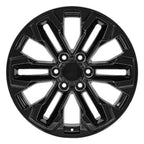 OE Wheels CV69 20x9 6x139.7 26et Gloss Black Wheel - View 2