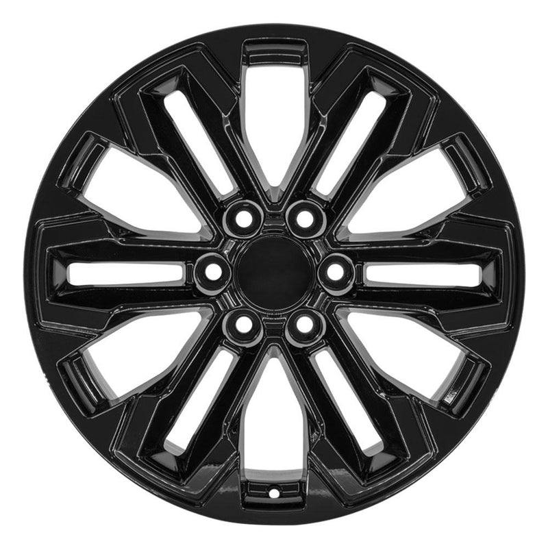 OE Wheels CV69 20x9 6x139.7 26et Gloss Black Wheel - View 2