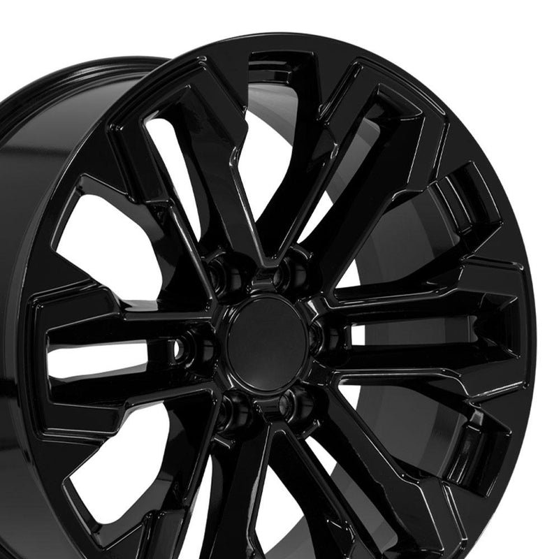 OE Wheels CV69 20x9 6x139.7 26et Gloss Black Wheel