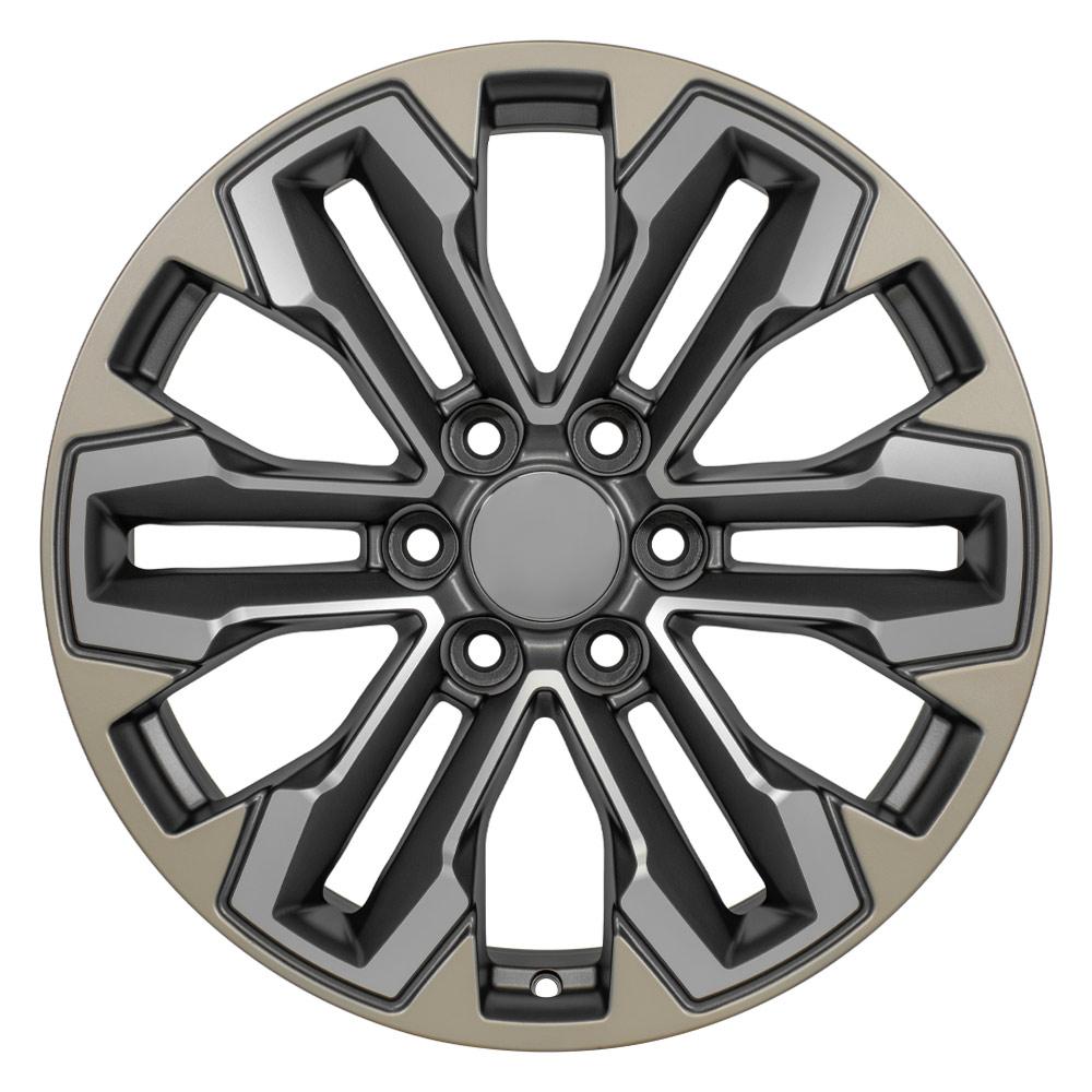 OE Wheels CV69 20x9 6x139.7 26et Satin Gunmetal Machined Face - Two Tone Wheel - View 2