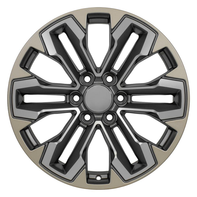 OE Wheels CV69 20x9 6x139.7 26et Satin Gunmetal Machined Face - Two Tone Wheel - View 2