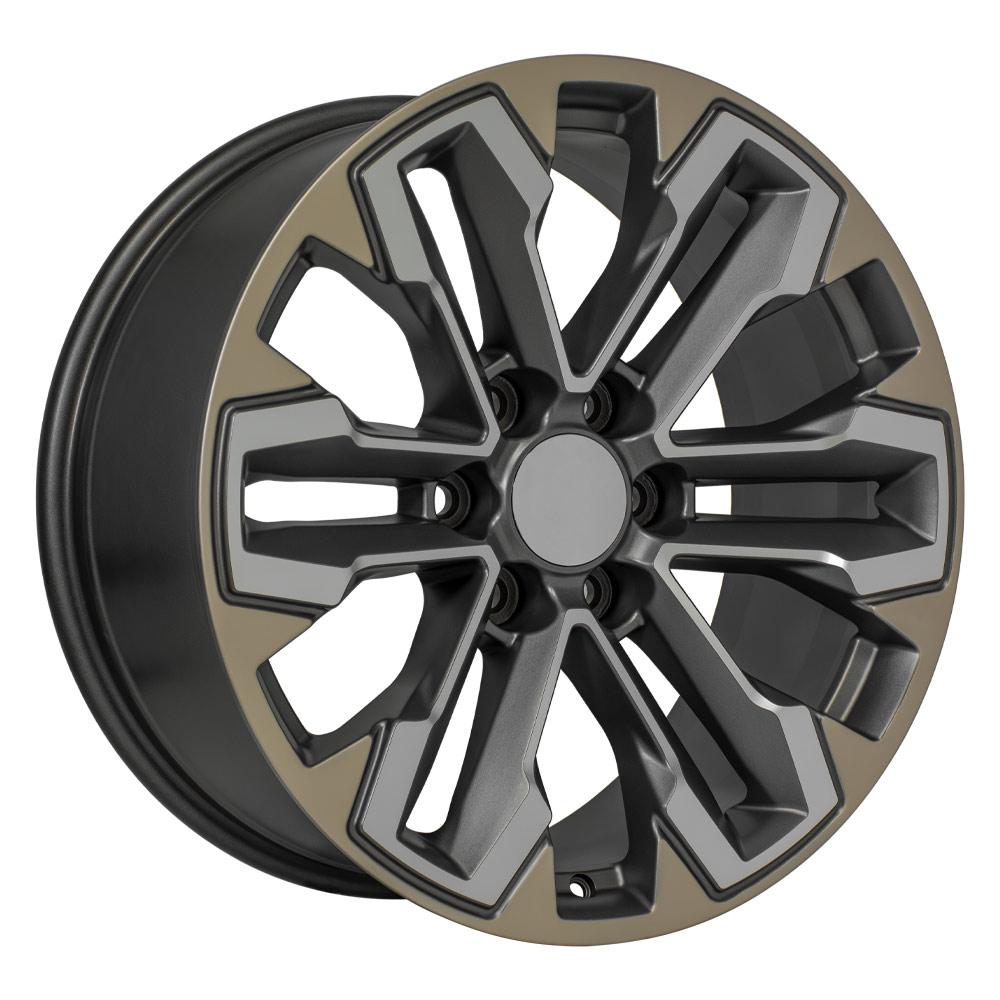 OE Wheels CV69 20x9 6x139.7 26et Satin Gunmetal Machined Face - Two Tone Wheel - View 3