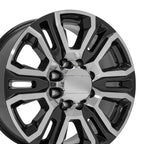 OE Wheels CV70B 20x8.5 8x180 47et Gloss Black Machined Wheel