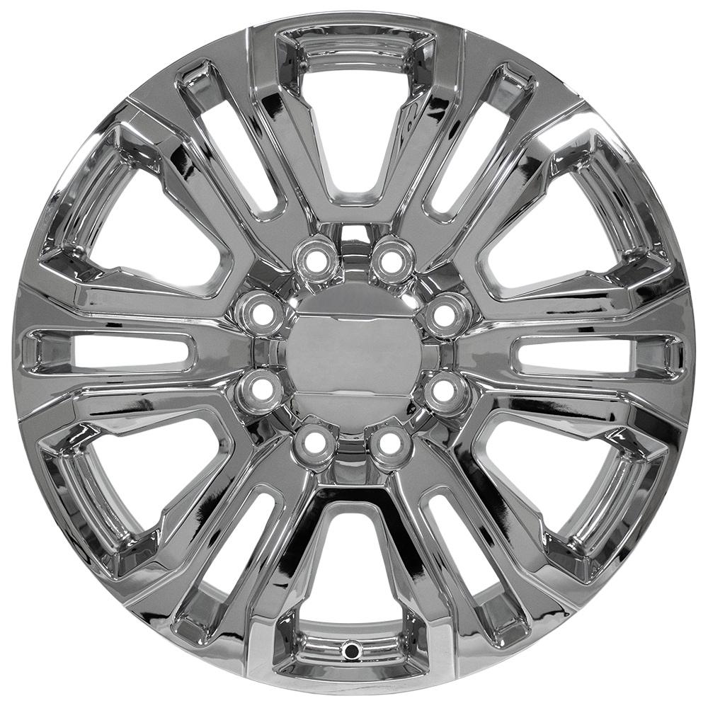 OE Wheels CV70B 22x8.5 8x180 44et Chrome Wheel - View 2