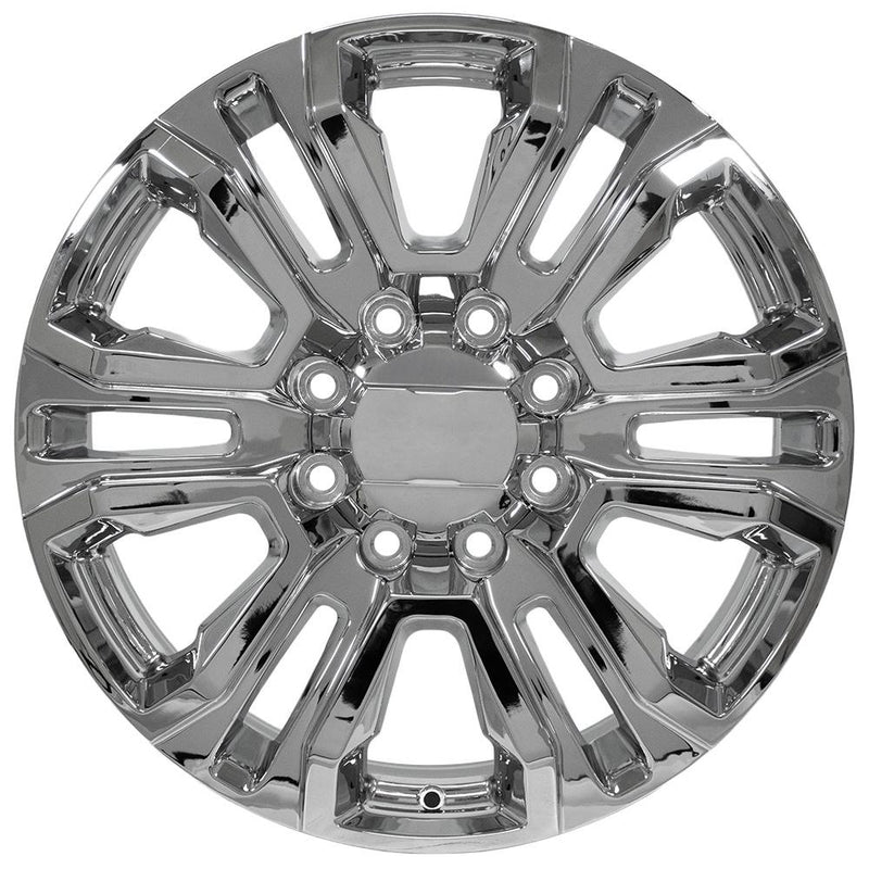 OE Wheels CV70B 22x8.5 8x180 44et Chrome Wheel - View 2