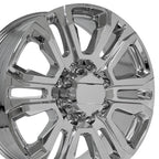 OE Wheels CV70B 22x8.5 8x180 44et Chrome Wheel