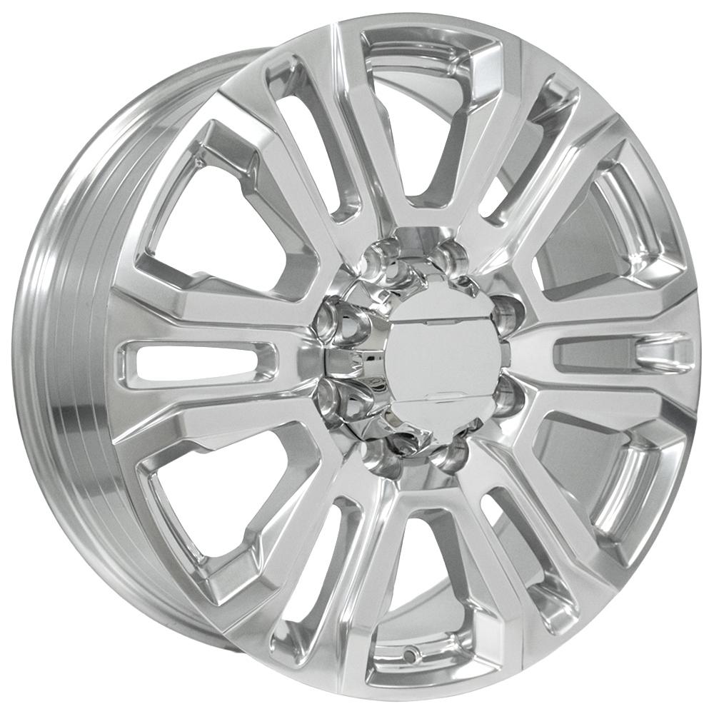 OE Wheels CV70B 22x8.5 8x180 44et Polished Wheel - View 3