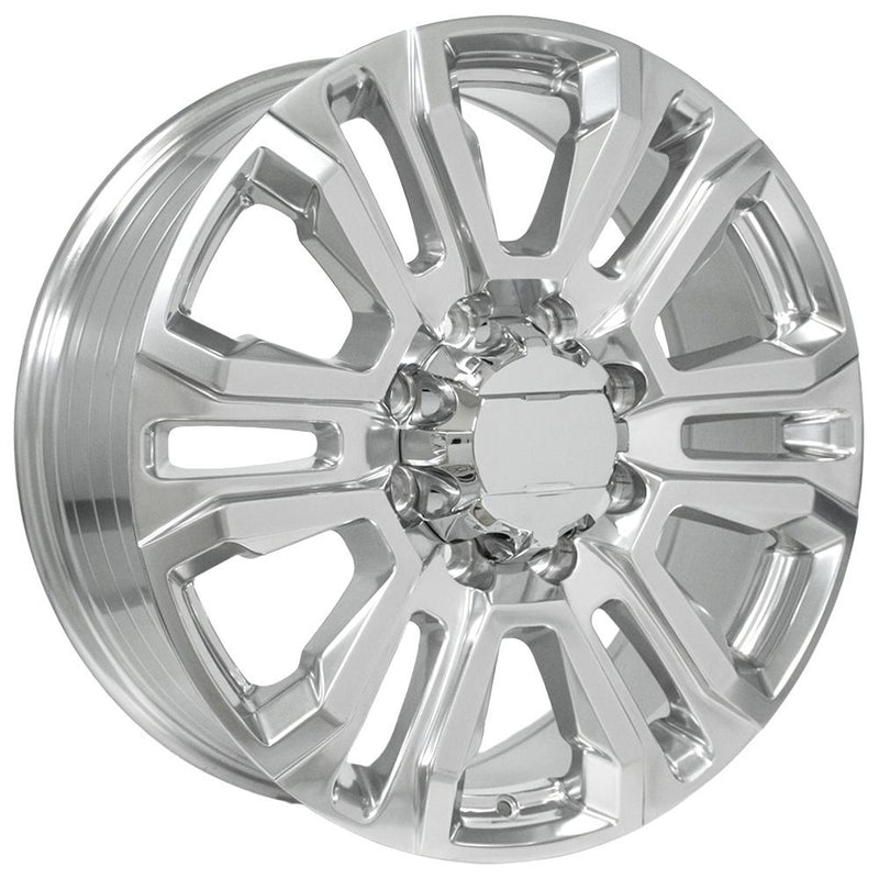 OE Wheels CV70B 22x8.5 8x180 44et Polished Wheel - View 3
