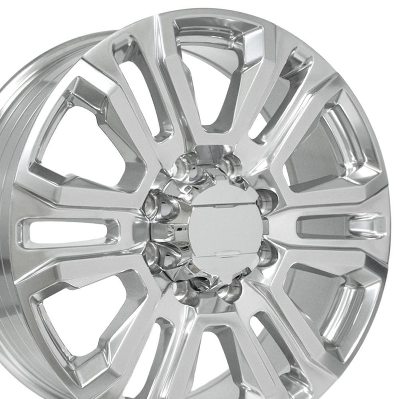 OE Wheels CV70B 22x8.5 8x180 44et Polished Wheel