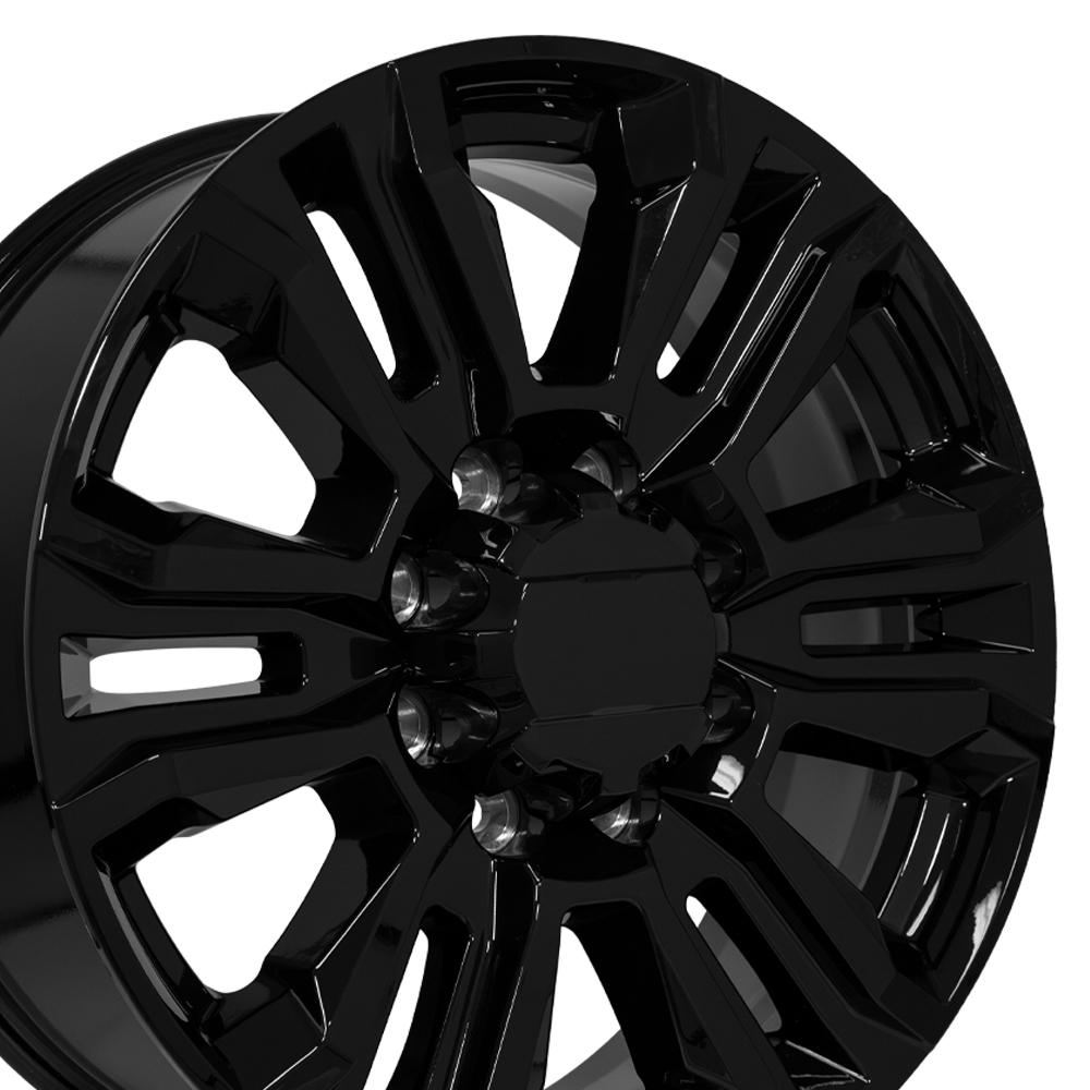 OE Wheels CV70B 22x8.5 8x180 47et Gloss Black Wheel